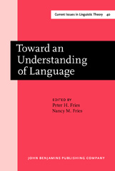 E-book, Toward an Understanding of Language, John Benjamins Publishing Company