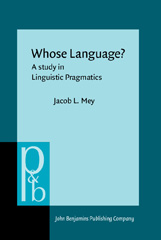 E-book, Whose Language?, John Benjamins Publishing Company