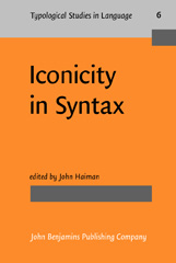 E-book, Iconicity in Syntax, John Benjamins Publishing Company
