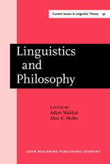 E-book, Linguistics and Philosophy, John Benjamins Publishing Company