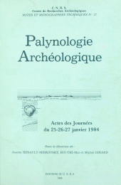 E-book, Palynologie archéologique : Actes des Journées des 25-27 janvier 1984, CNRS Éditions (réédition numérique FeniXX)