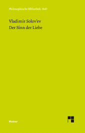 E-book, Der Sinn der Liebe, Solov'ev, Vladimir, Felix Meiner Verlag