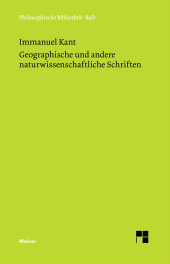 E-book, Geographische und andere naturwissenschaftliche Schriften, Felix Meiner Verlag