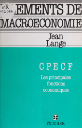 E-book, Éléments de macroéconomie : CPECF, les principales fonctions économiques, Foucher (réédition numérique FeniXX)