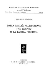 E-book, Dalla realtà all'illusione : the tempest o la parola preclusa, Piglionica, Anna Maria, L.S. Olschki