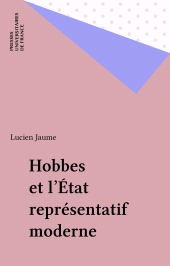 E-book, Hobbes et l'État représentatif moderne, Presses universitaires de France (réédition numérique FeniXX)