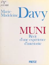 E-book, Muni : Récit d'une expérience d'intériorité, Retz (réédition numérique FeniXX)