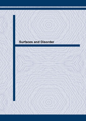 eBook, Surfaces and Disorder, Trans Tech Publications Ltd