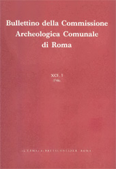 Articolo, Temple ionique du Forum Boarium : sondage Sud-Est, "L'Erma" di Bretschneider