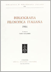eBook, Bibliografia filosofica italiana : 1984, Leo S. Olschki