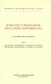 E-book, Schiavitù e produzione nella Roma Repubblicana, "L'Erma" di Bretschneider