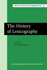 The History Of Lexicography - Hartmann, R.R.K. - John Benjamins ...