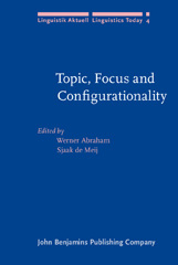 eBook, Topic, Focus and Configurationality, John Benjamins Publishing Company