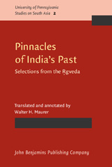 E-book, Pinnacles of India's Past, John Benjamins Publishing Company