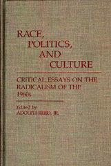 E-book, Race, Politics, and Culture, Jr., Adolph Reed, Bloomsbury Publishing