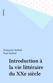 E-book, Introduction à la vie littéraire du XXe siècle, Bordas (réédition numérique FeniXX)
