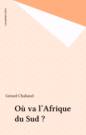 E-book, Où va l'Afrique du Sud ?, Calmann-Lévy (réédition numérique FeniXX)