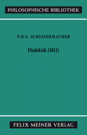 E-book, Dialektik (1811), Felix Meiner Verlag