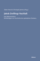 E-book, Jakob Zwillings Nachlass, Felix Meiner Verlag