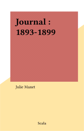 E-book, Journal : 1893-1899, FeniXX