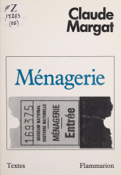 E-book, Ménagerie, Flammarion (réédition numérique FeniXX)