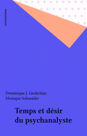 E-book, Temps et désir du psychanalyste, InterEditions (réédition numérique FeniXX)