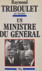 E-book, Un ministre du Général, Plon (réédition numérique FeniXX)
