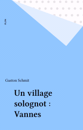 E-book, Un village solognot : Vannes, Plon (réédition numérique FeniXX)