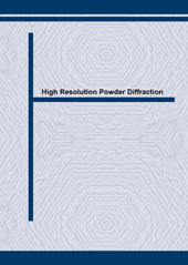 E-book, High Resolution Powder Diffraction, Trans Tech Publications Ltd