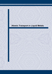 eBook, Atomic Transport in Liquid Metals, Trans Tech Publications Ltd