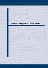 E-book, Atomic Transport in Liquid Metals, Trans Tech Publications Ltd