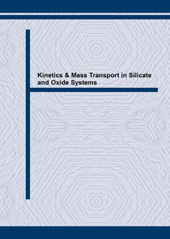 eBook, Kinetics & Mass Transport in Silicate and Oxide Systems, Trans Tech Publications Ltd