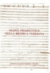 Capítulo, Problems of Analysis in Verdi's Works, Istituto di studi verdiani : Milano : Ricordi