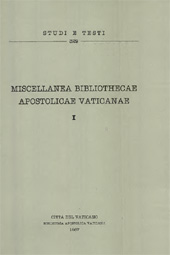 eBook, Miscellanea Bibliothecae Apostolicae Vaticanae I., Biblioteca apostolica vaticana