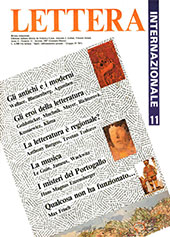 Fascículo, Lettera internazionale : rivista trimestrale europea : 11, 1, 1987, Lettera Internazionale