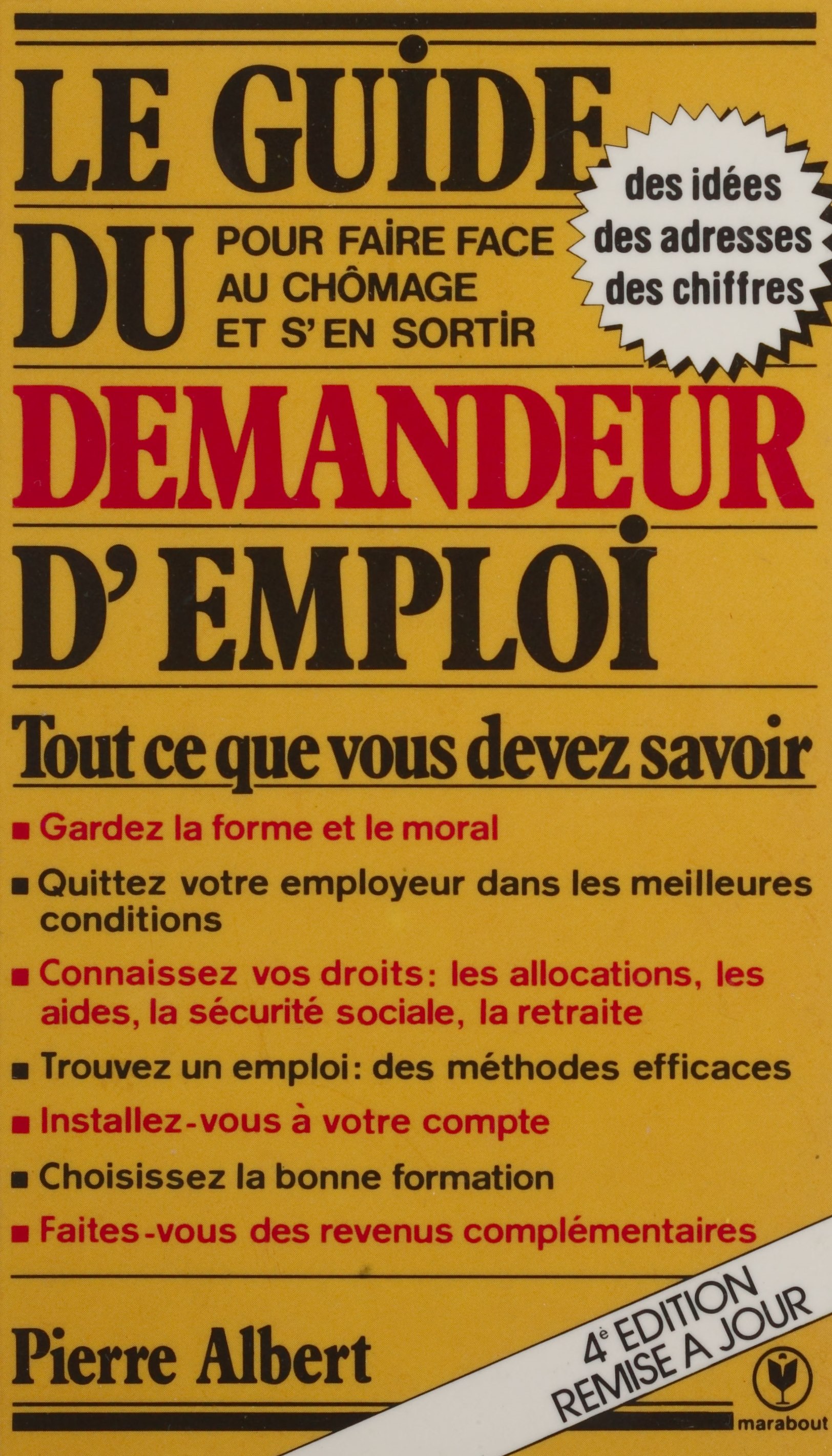 E-book, Le Guide du demandeur d'emploi, Marabout (réédition numérique FeniXX)