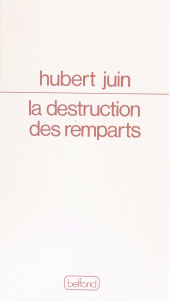 E-book, La Destruction des remparts, Belfond (réédition numérique FeniXX)