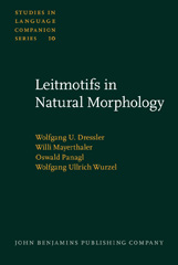 E-book, Leitmotifs in Natural Morphology, John Benjamins Publishing Company