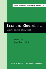 E-book, Leonard Bloomfield, John Benjamins Publishing Company
