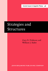 E-book, Strategies and Structures, Prideaux, Gary D., John Benjamins Publishing Company