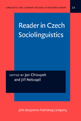E-book, Reader in Czech Sociolinguistics, John Benjamins Publishing Company