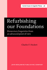 E-book, Refurbishing our Foundations, Hockett, Charles F., John Benjamins Publishing Company
