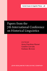 eBook, Papers from the 7th International Conference on Historical Linguistics, John Benjamins Publishing Company