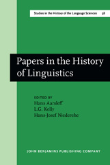 E-book, Papers in the History of Linguistics, John Benjamins Publishing Company