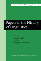 eBook, Papers in the History of Linguistics, John Benjamins Publishing Company