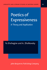 E-book, Poetics of Expressiveness, Shcheglov, Yu., John Benjamins Publishing Company