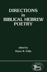 E-book, Directions in Biblical Hebrew Poetry, Bloomsbury Publishing
