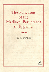 E-book, Functions of the Medieval Parliament of England, Bloomsbury Publishing