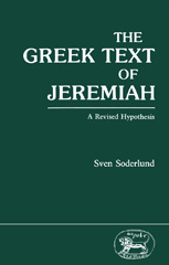 eBook, Greek Text of Jeremiah, Bloomsbury Publishing