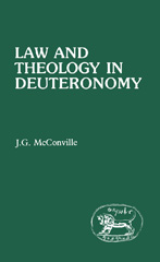 E-book, Law and Theology in Deuteronomy, Bloomsbury Publishing